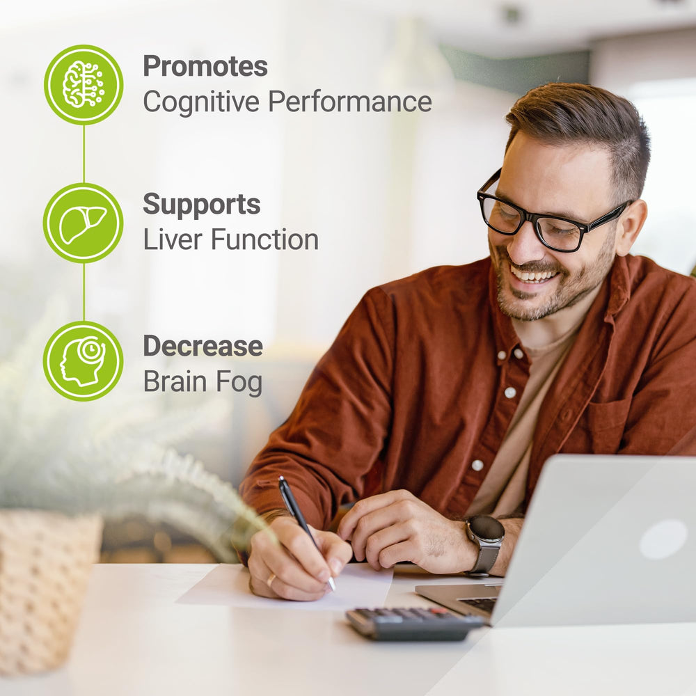 Nested Naturals Choline Bitartrate capsules close-up; high potency for brain support.