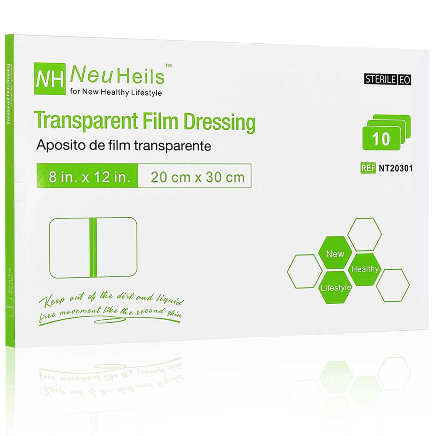 NeuHeils abrasion protection bandage shields small wounds