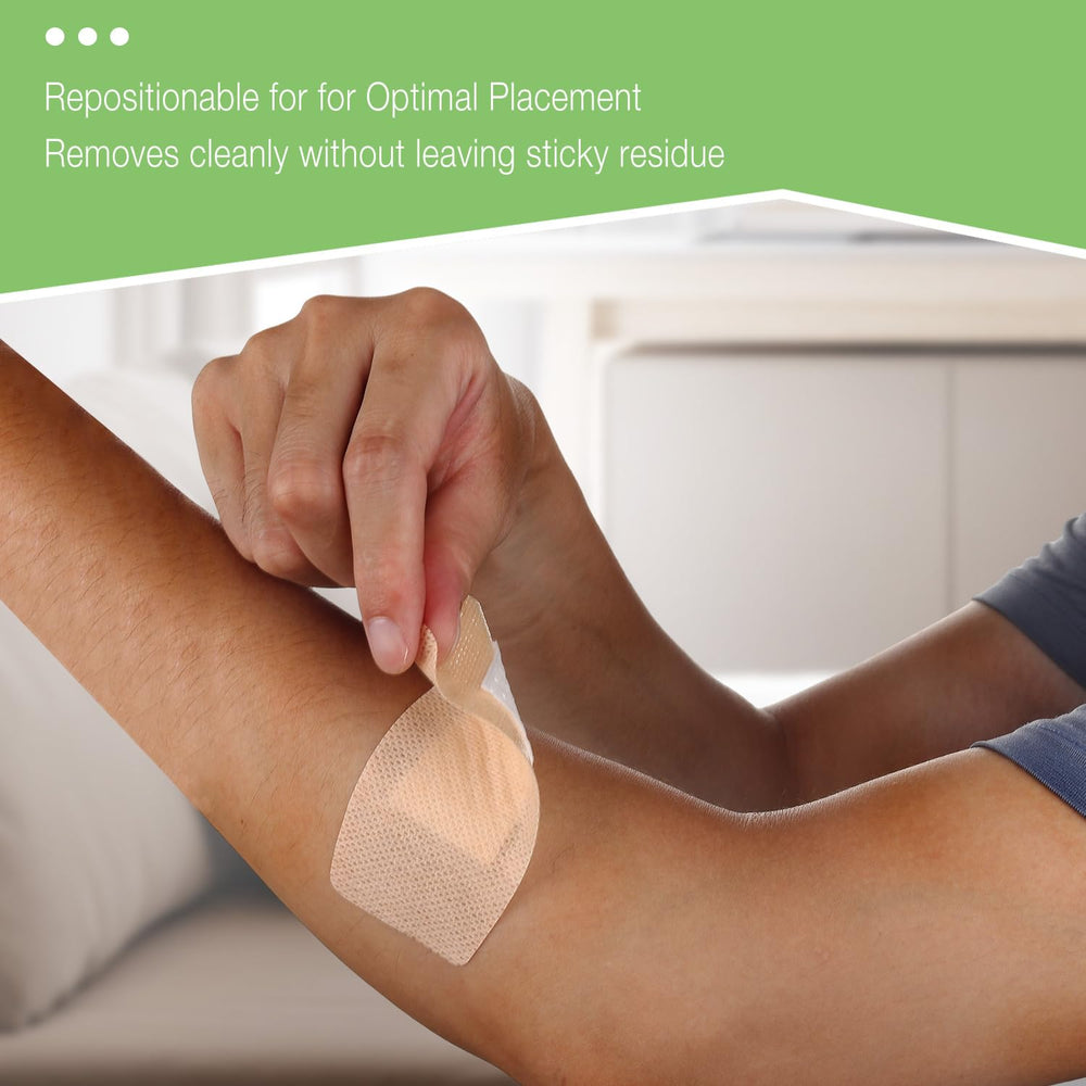 NeuHeils waterproof bandage on knee, reliable moisture management
