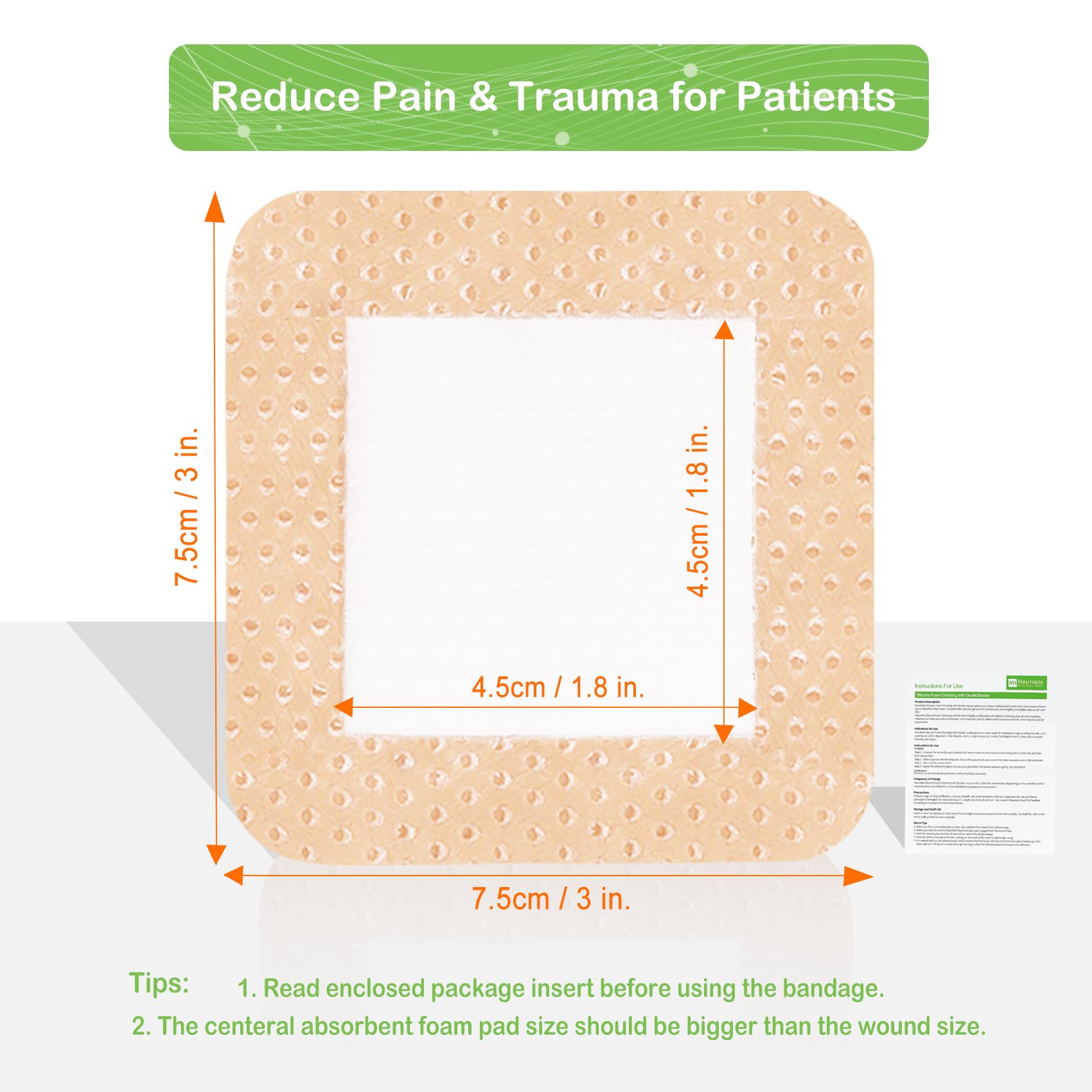NeuHeils bed sore care application flexible use for mobility