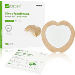 NeuHeils sacrum foam dressing with soft pad improves exudate management