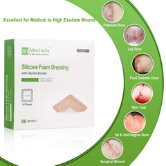 NeuHeils dressing packaging image sterile packs for safe convenient changes
