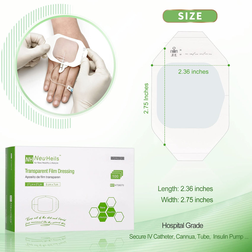 NeuHeils waterproof shower shield keeps the area dry during showers.