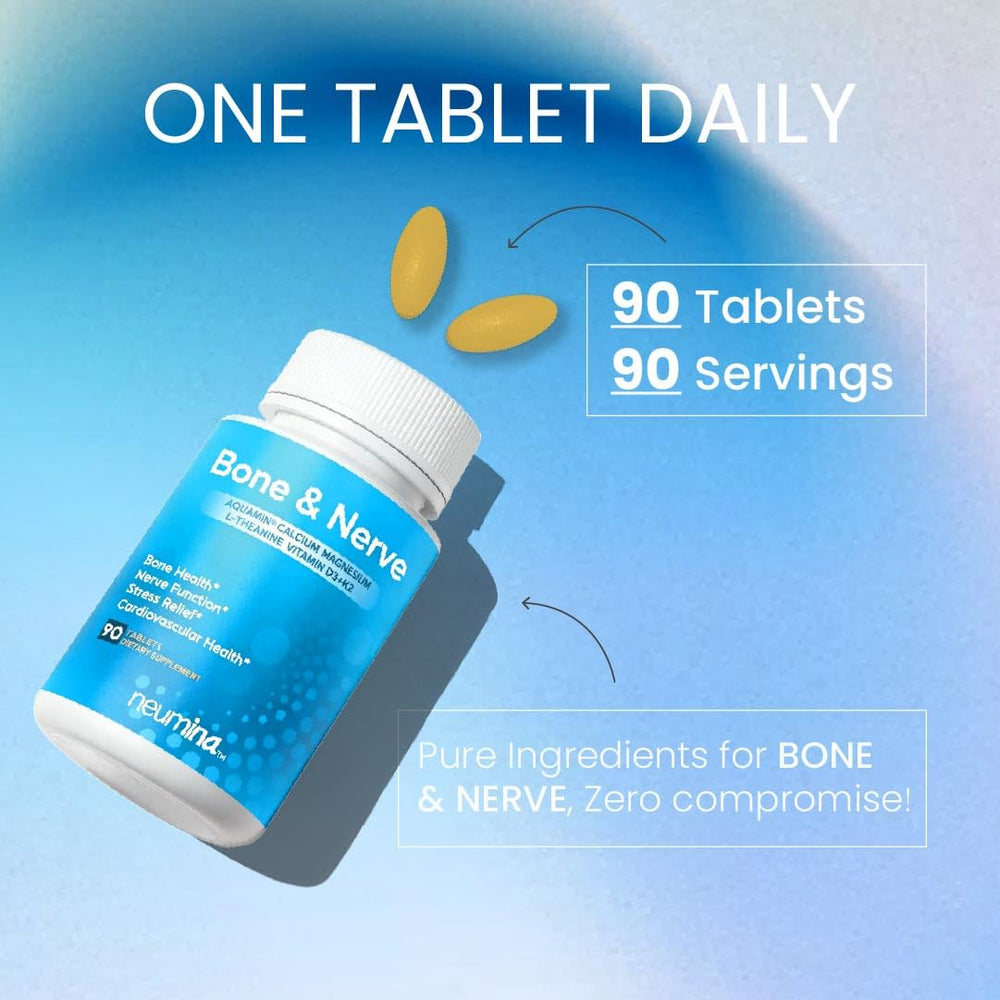 NEUMINA Bone & Nerve Complex vitamin K2 MK-7 activates calcium deposition in bones