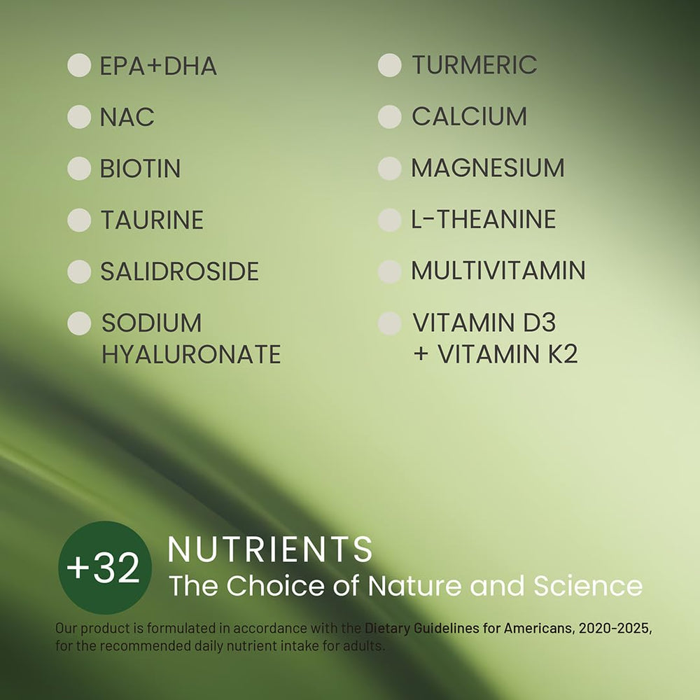 Close-up of NEUMINA capsules highlighting beauty complex benefits for hair.