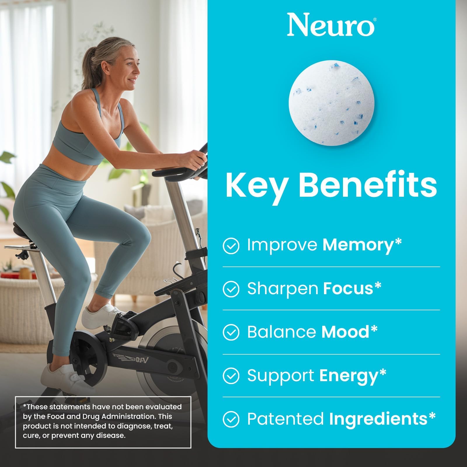 Desk setup showing Neuro Memory & Focus Gum used during study or work