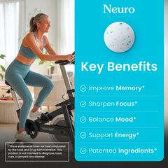 Desk setup showing Neuro Memory & Focus Gum used during study or work
