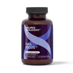 Neurobiologix Full Focus bottle front view for daily cognitive clarity.
