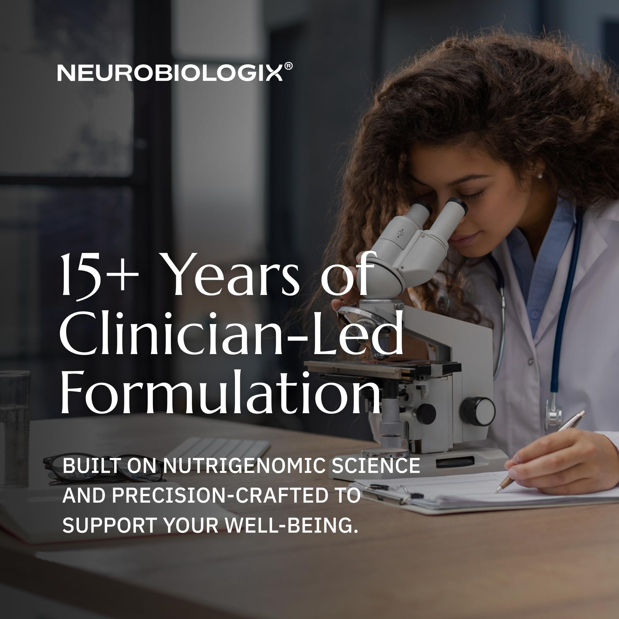 Neurobiologix Full Focus capsules opened ready to mix powder.