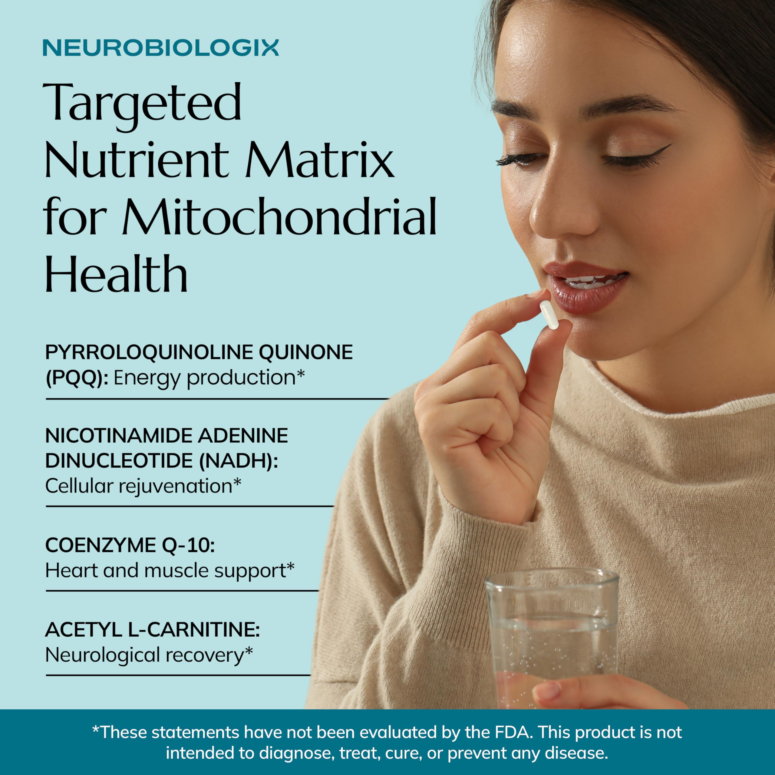 Neurobiologix Mito Cell NADH capsules promoting cellular energy