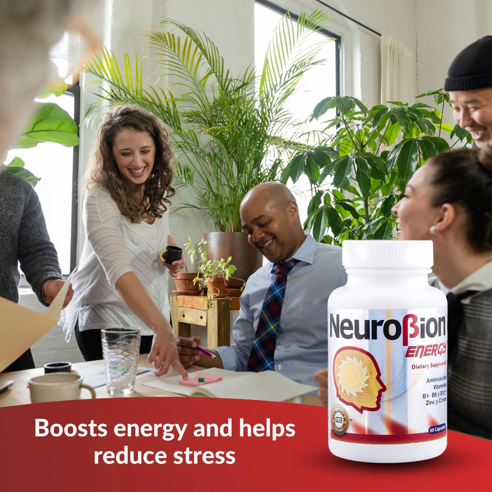 Neurobion Energy blister pack emphasizes B vitamins and minerals.
