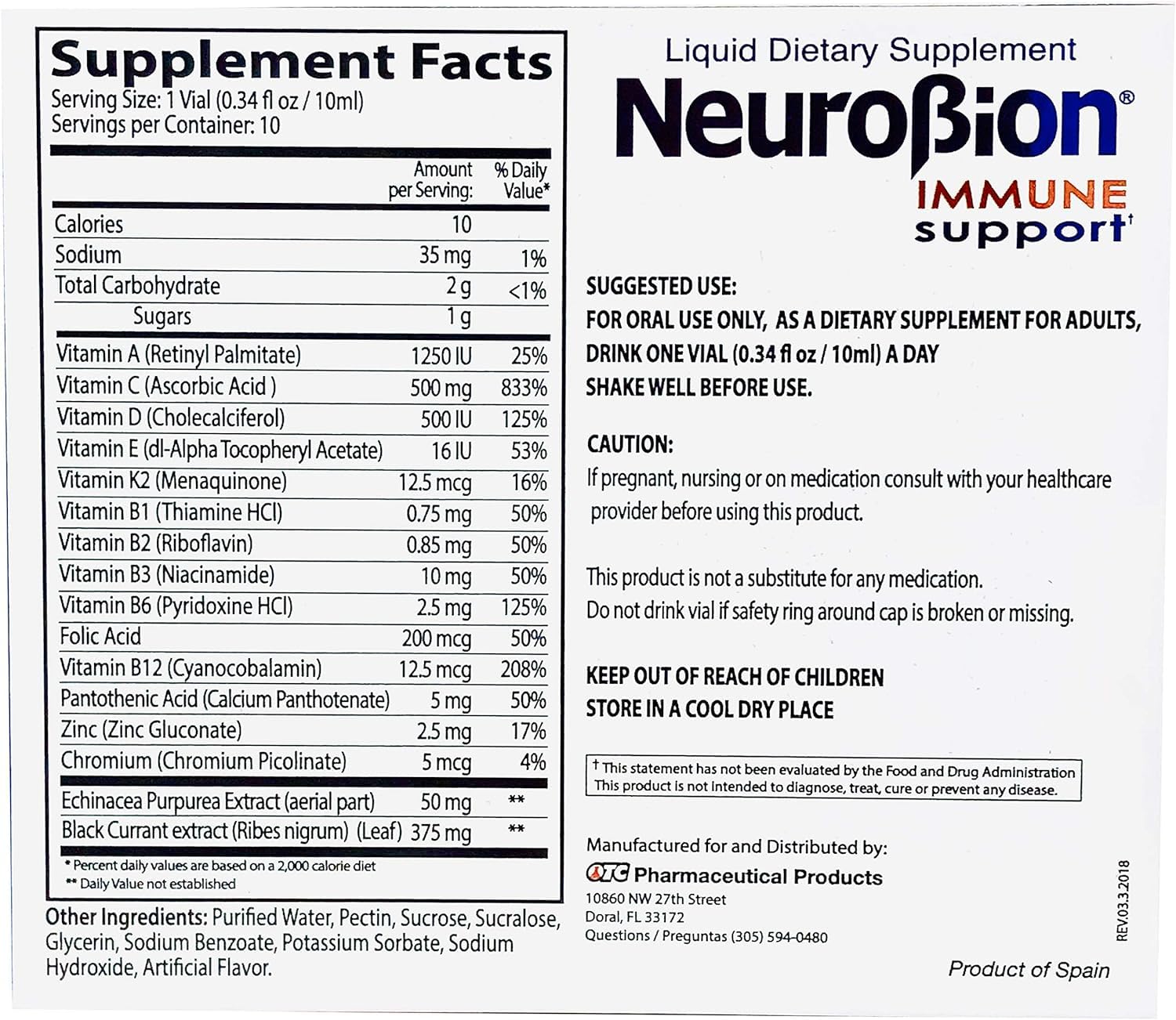 Neurobion premium vitamins featuring B complex and multivitamin blend