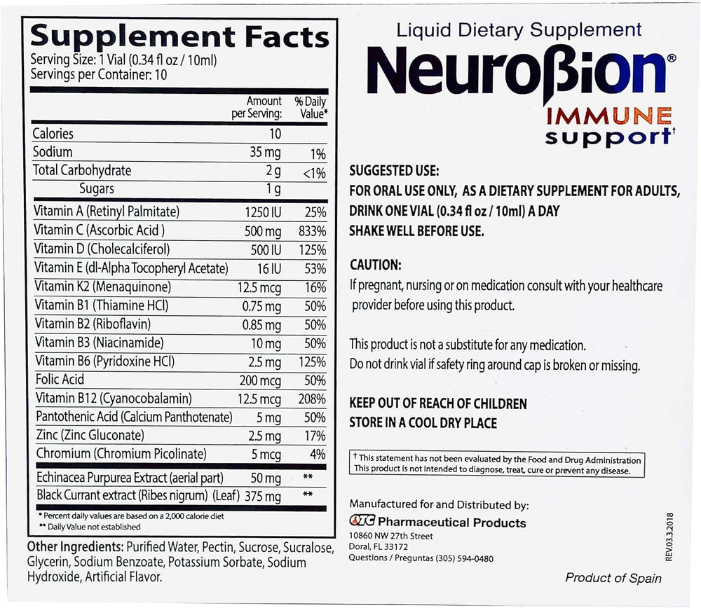 Neurobion premium vitamins featuring B complex and multivitamin blend