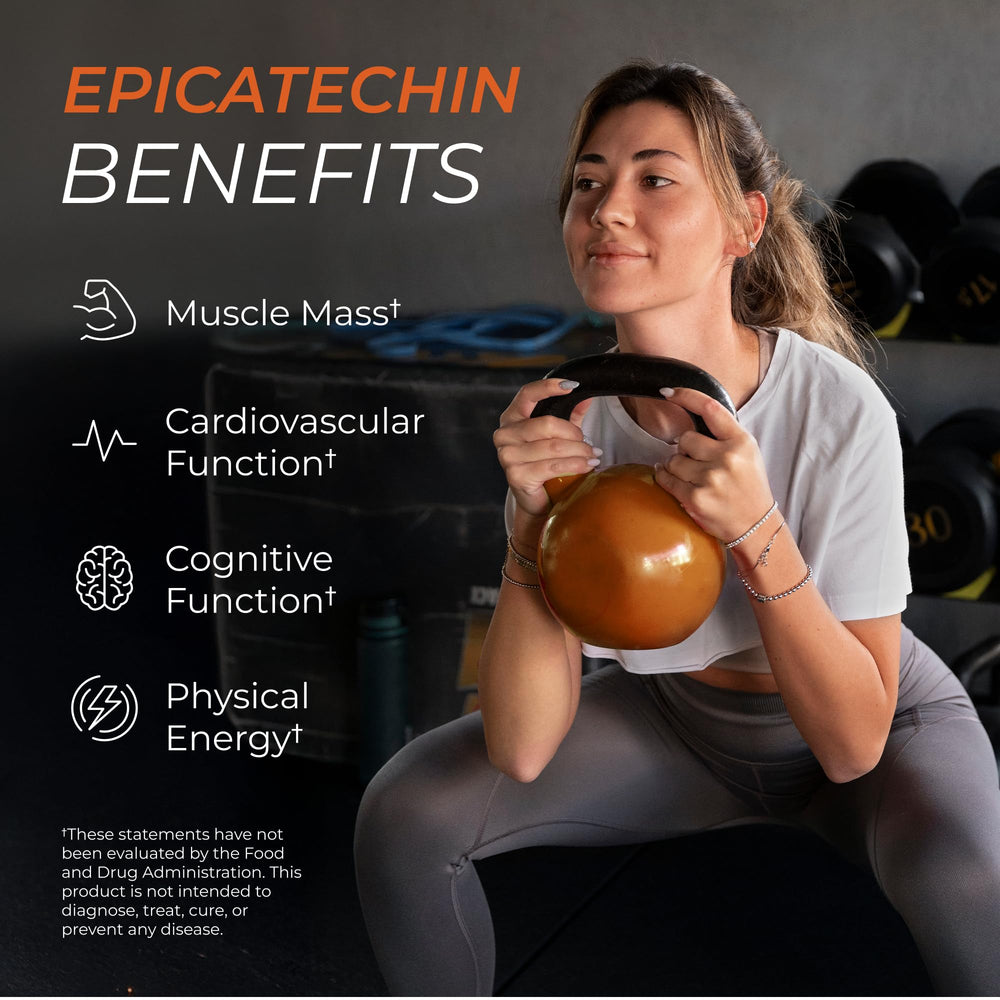 Neurogan Epicatechin capsules packaging side reveals GMP-certified production.