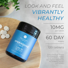 Made in USA label on Neurogan Spermidine packaging