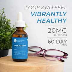Neurogan Spermidine serving 20mg highlights concentrated support in every drop.