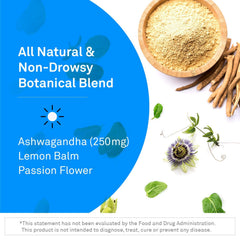 NeuroScience Alpha GABA ingredients panel highlights active botanicals