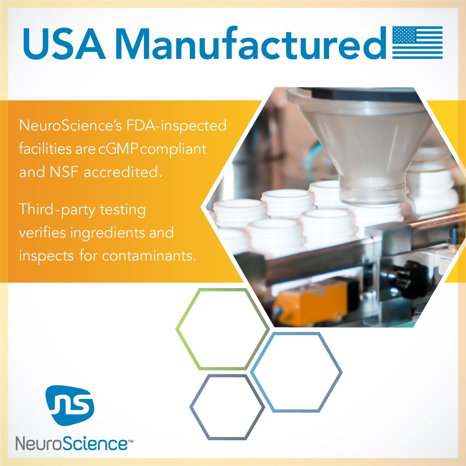 NeuroScience Calm G ingredients including alpha lipoic acid and theanine
