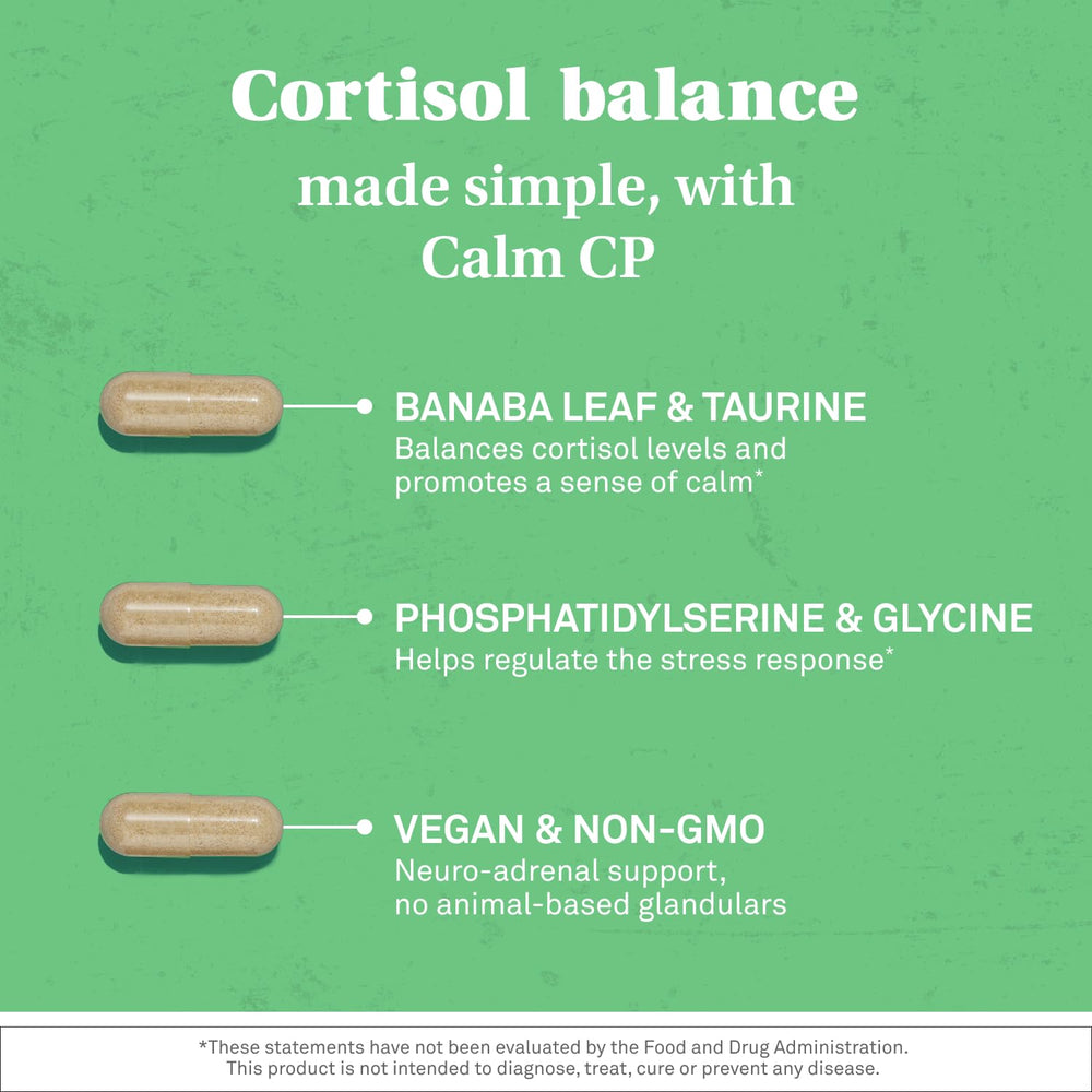 NeuroScience Neuro Adrenal Support label highlights ingredients for stress balance.