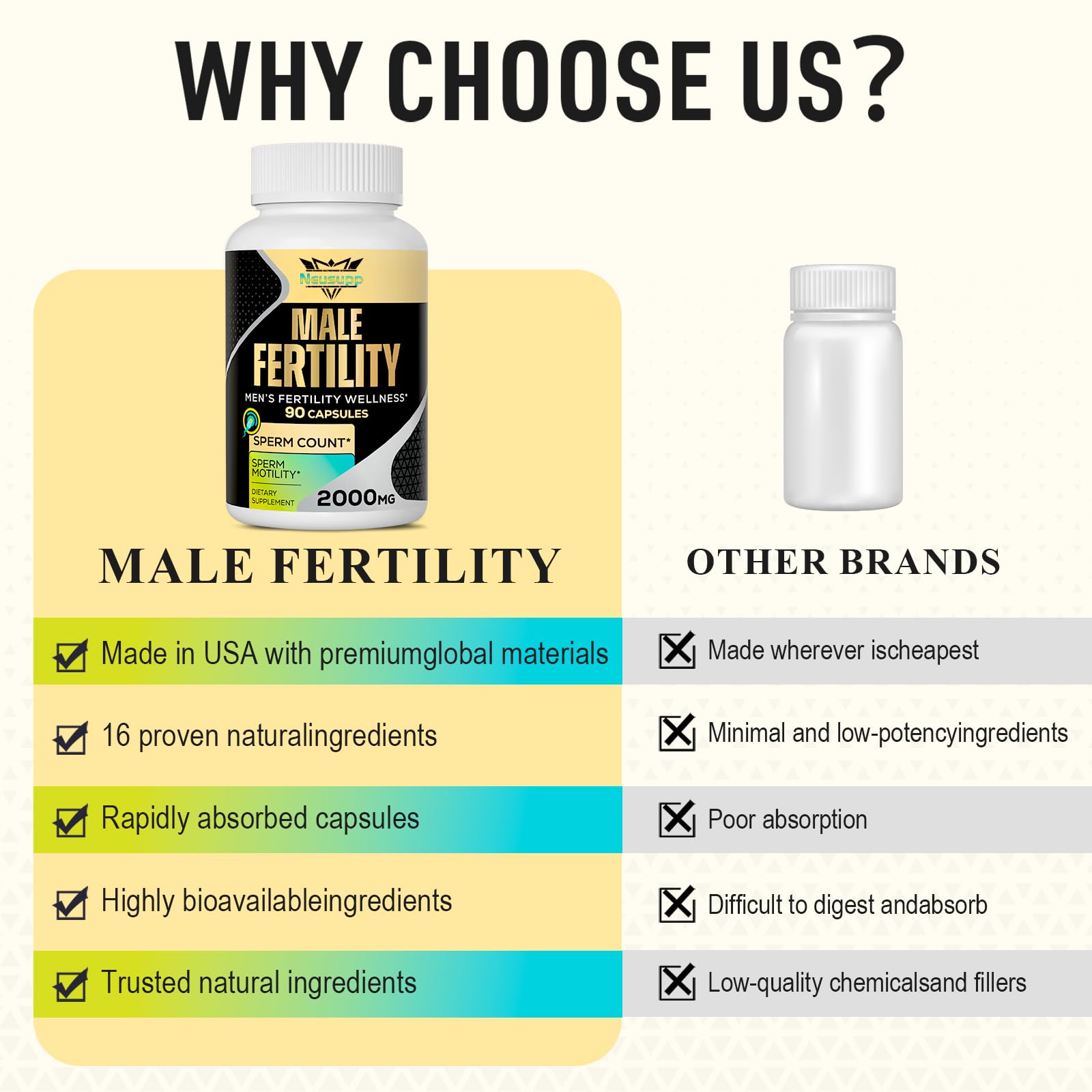 Neusupp US facility GMP verification badge on product information