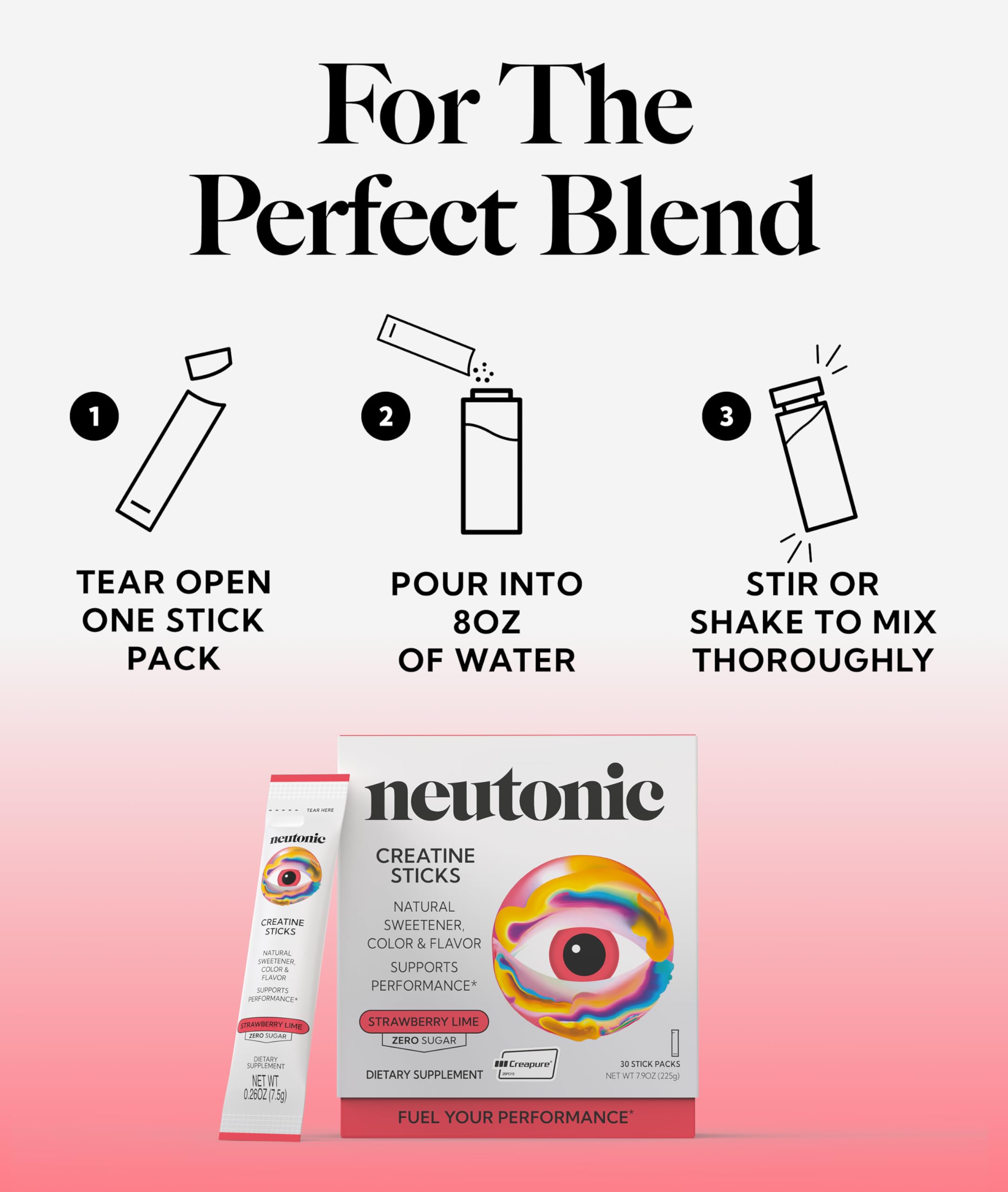 Neutonic Creatine Monohydrate performance workout scene.
