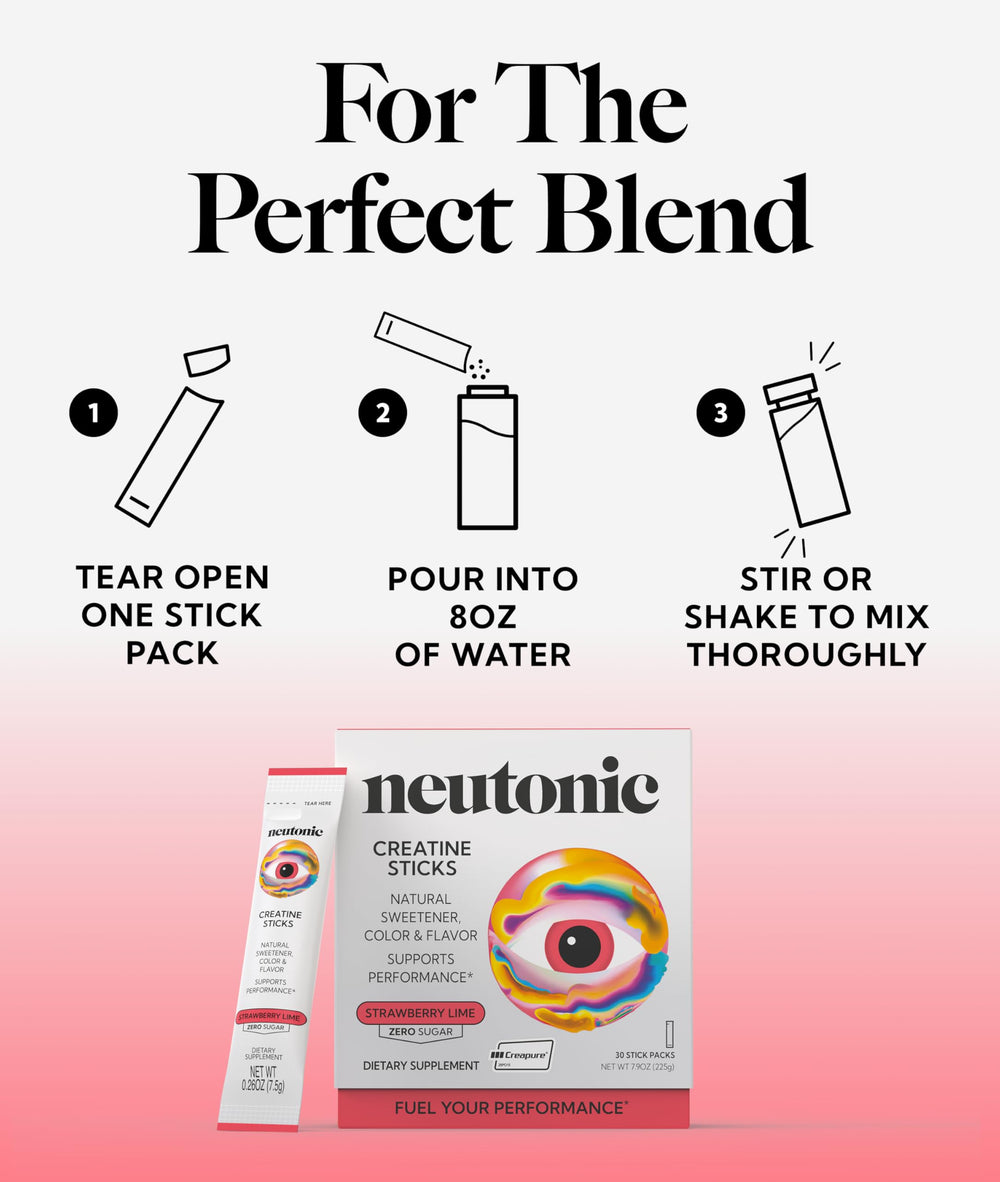 Neutonic Creatine Monohydrate performance workout scene.