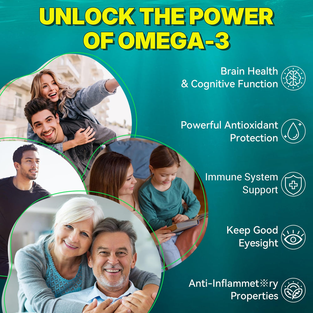 NEVISS Algae Omega-3 gummies nutrition-label emphasizes sugar-free and vegan composition.