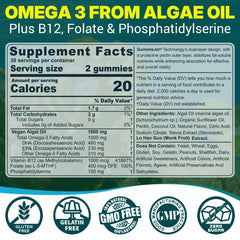 NEVISS Algae Omega-3 gummies two-pack front shows convenient, sustainable omega-3 for ongoing support.