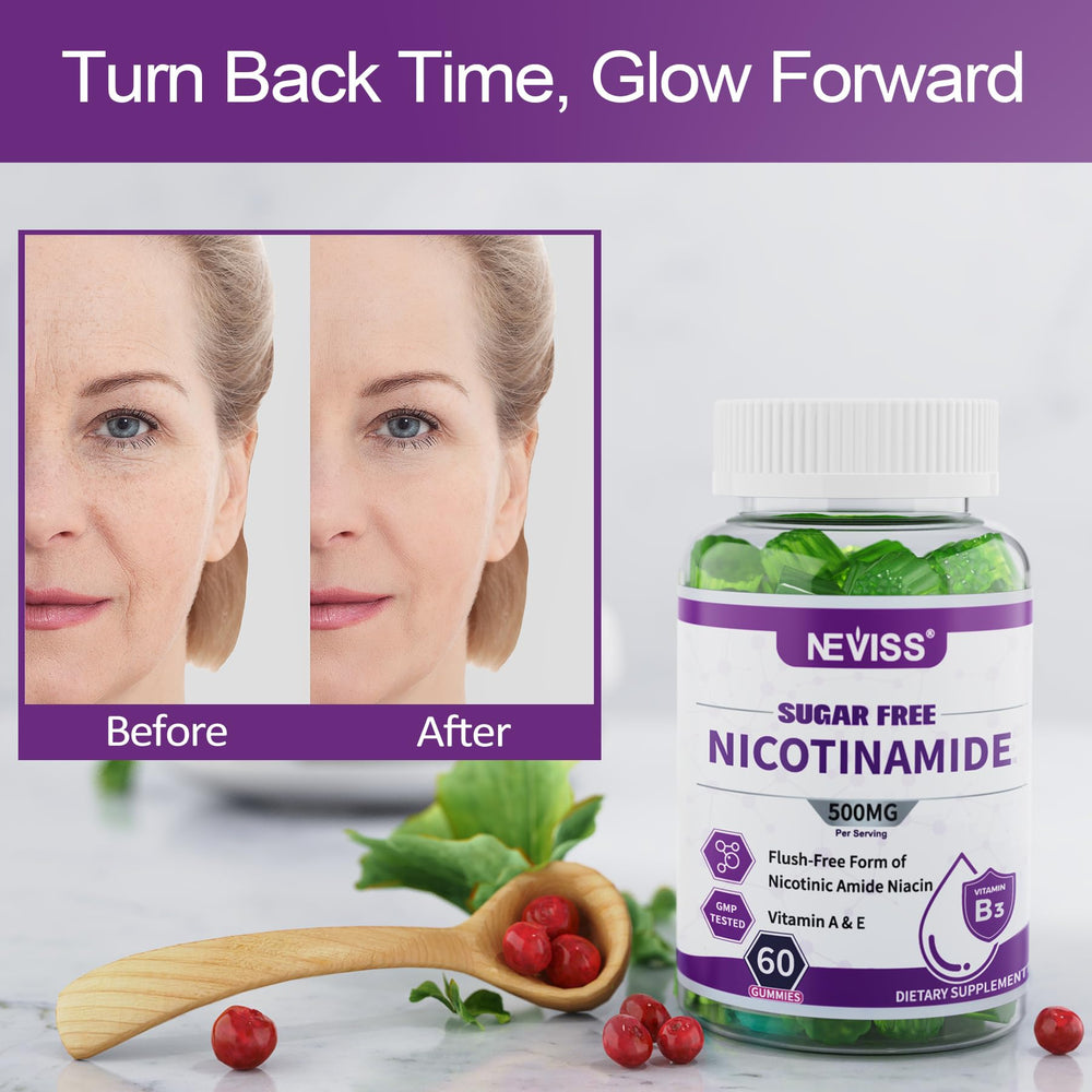 Allergen-free ingredients keep NEVISS gummies suitable for sensitive diets.
