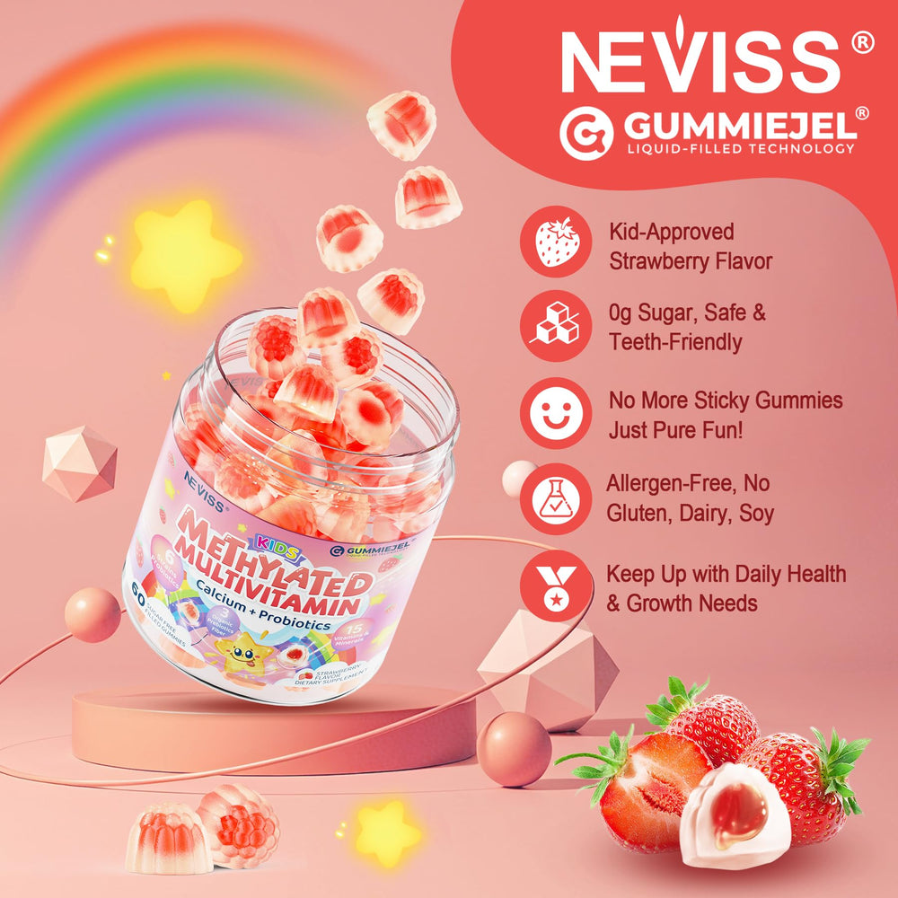 Gummies with probiotics and prebiotics for gut-friendly daily nutrition.