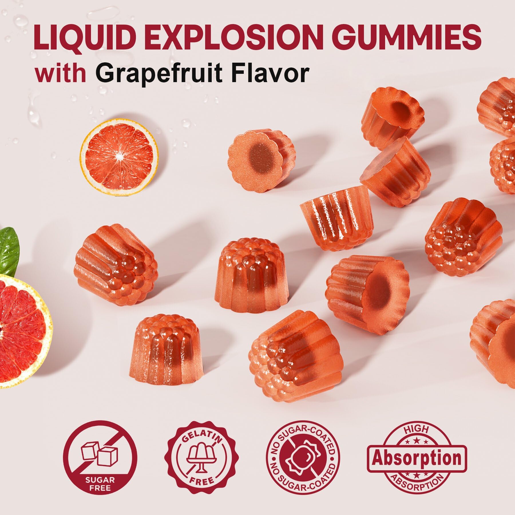 NEVISS maca gummies packaging box emphasizing vegan and non-GMO credentials