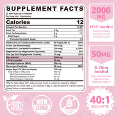 NEVISS Myo-Inositol Gummies peach-flavored close-up for easy daily intake.