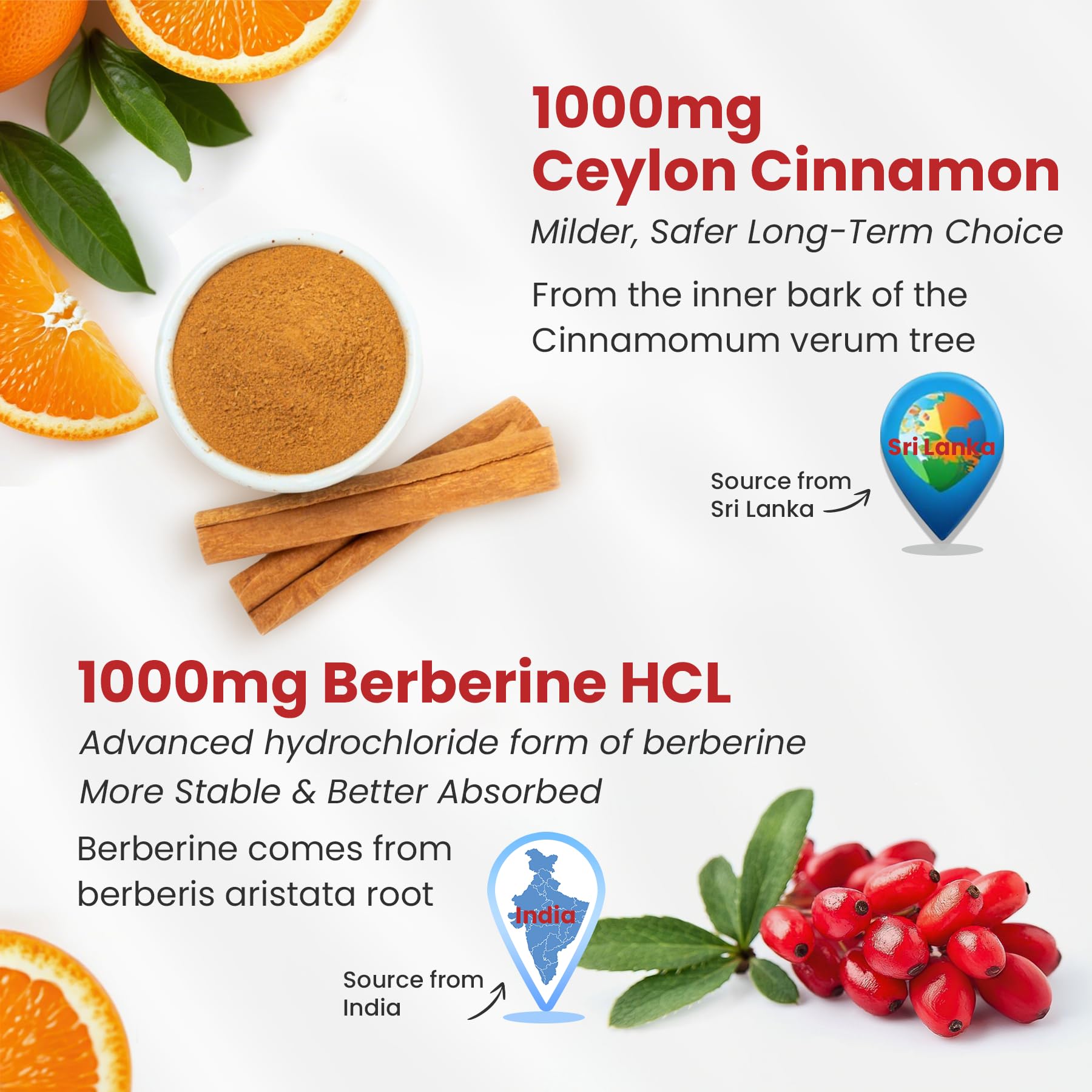 NEVISS bottle of cinnamon berberine gummies for convenient daily use