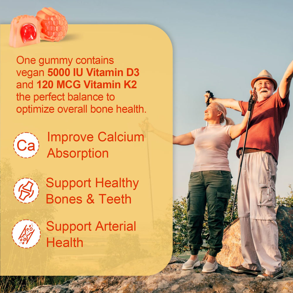 NEVISS peach-flavored gummies on a light background for easy daily intake.