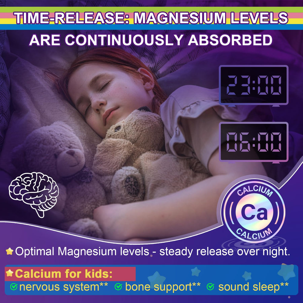 Time-release icon indicating steady magnesium release for relaxed evenings