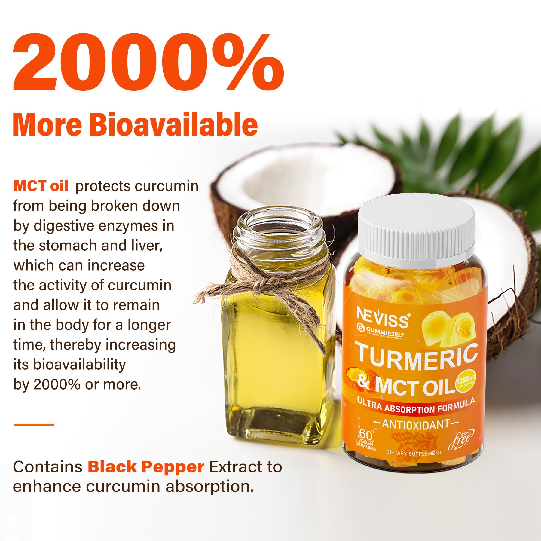 NEVISS Turmeric Gummies undergo third‑party testing for purity and safety