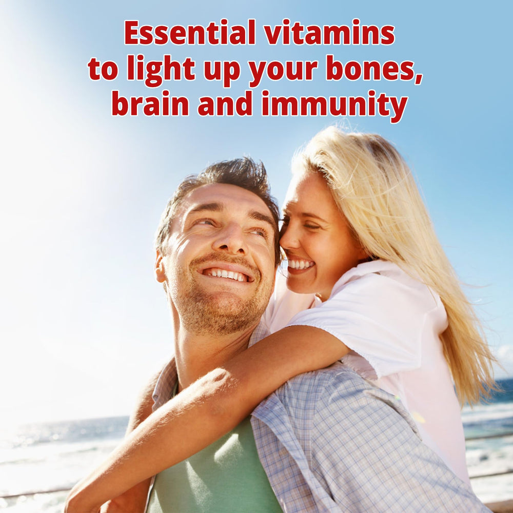 NEVISS vegan D3 + B12 gummies daily-use shot demonstrates simple routine for energy and bone health.
