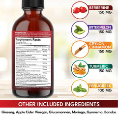 NEW AGE Berberine Cinnamon drops close-up with dropper for precise dosing