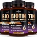 NEW AGE Biotin Collagen Keratin Hyaluronic Acid – 50,000mcg Hair, Skin & Nails Vitamins (270 Count)