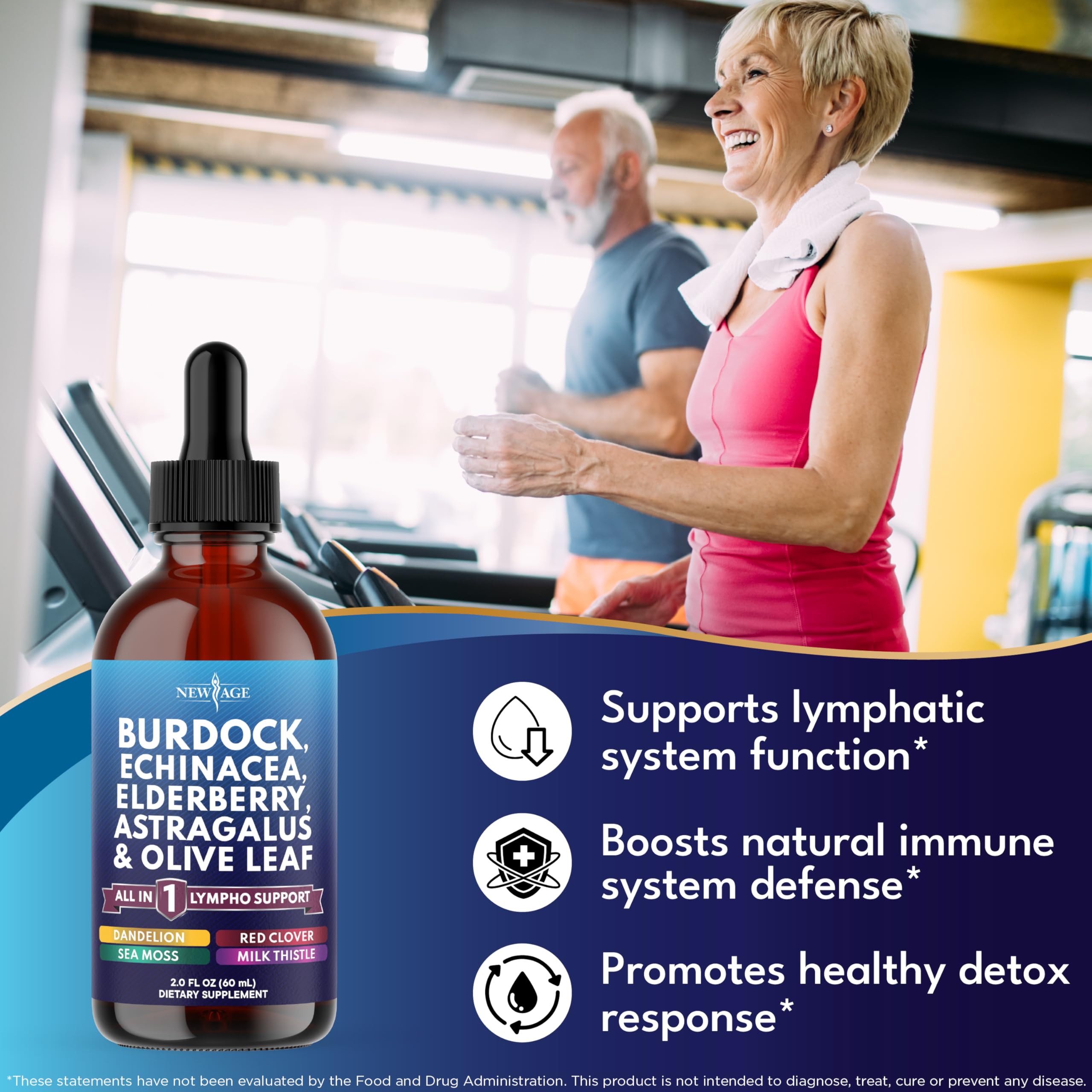 NEW AGE Burdock Root ingredients label highlights a natural herbal blend.