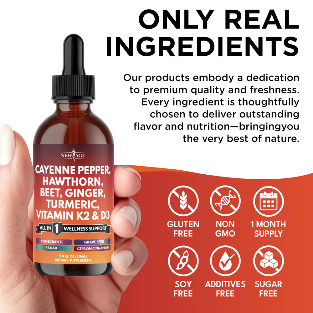 NEW AGE Ceylon Cinnamon Liquid Drops label and aromatic spice blend