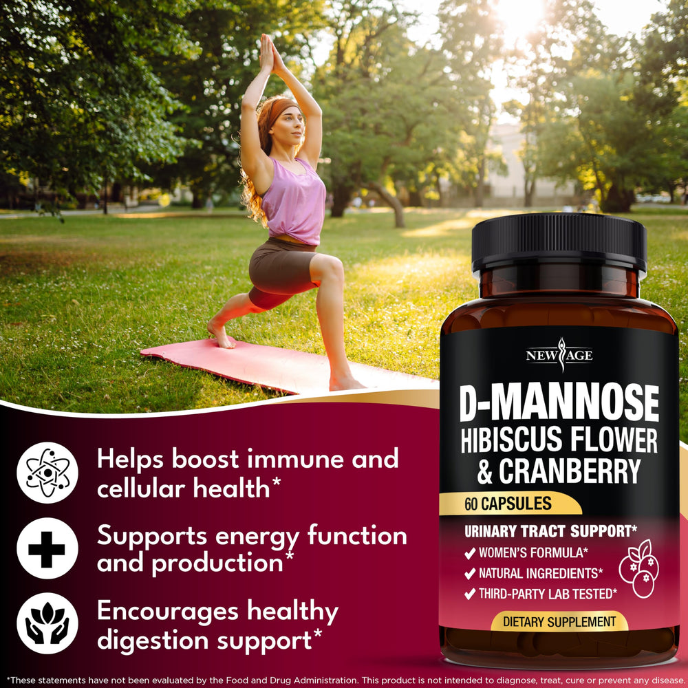 NEW AGE Cranberry Hibiscus Dandelion extracts show natural urinary care blend