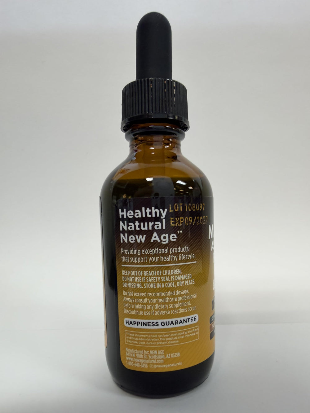 NEW AGE fenugreek mineral drops emphasize minerals for vitality.
