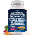 NEW AGE Joint Health Supplement – Glucosamine Chondroitin MSM, Turmeric, Collagen & Omega-3 (120 Count)