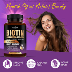 NEW AGE gluten-free, non-GMO capsules on a clean surface.