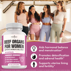 NEW AGE grass-fed beef organs palette emphasizing nutrient-rich blend for wellness.