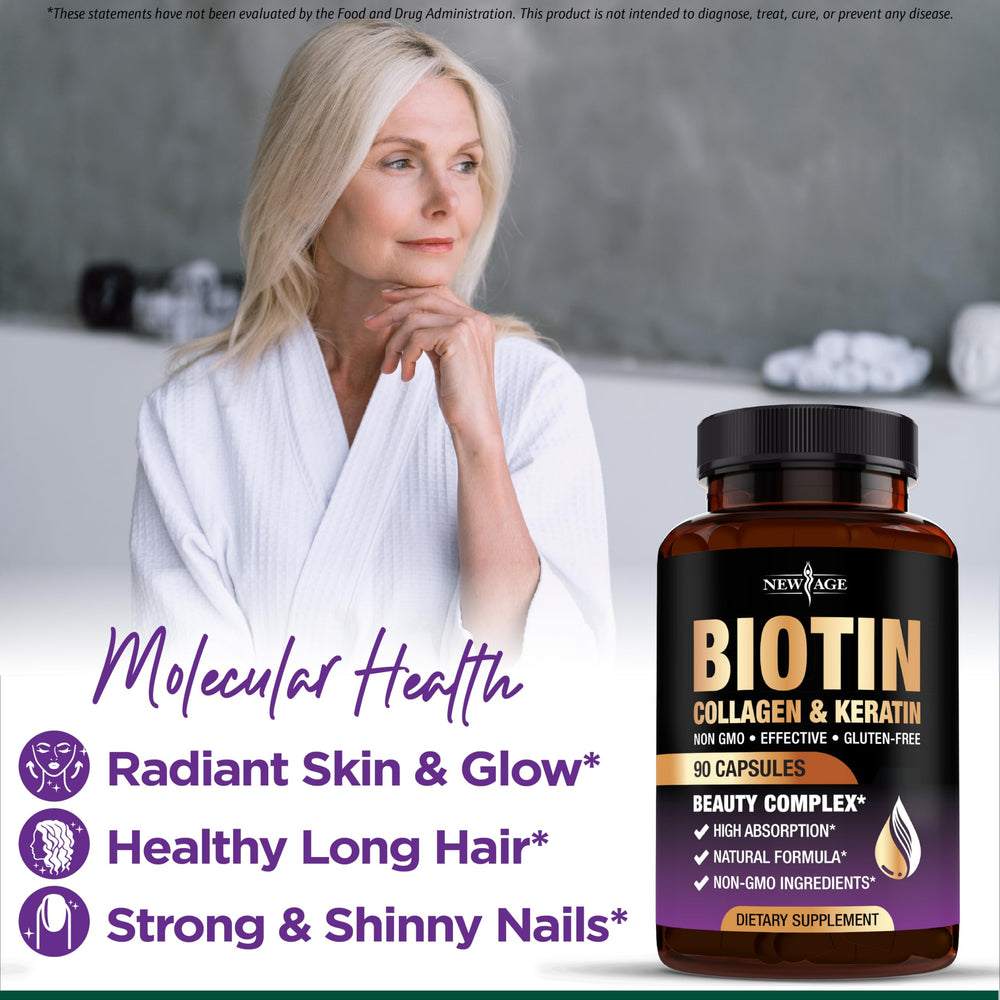 New Age skin and nails illustration suggesting multi-benefit daily beauty routine.
