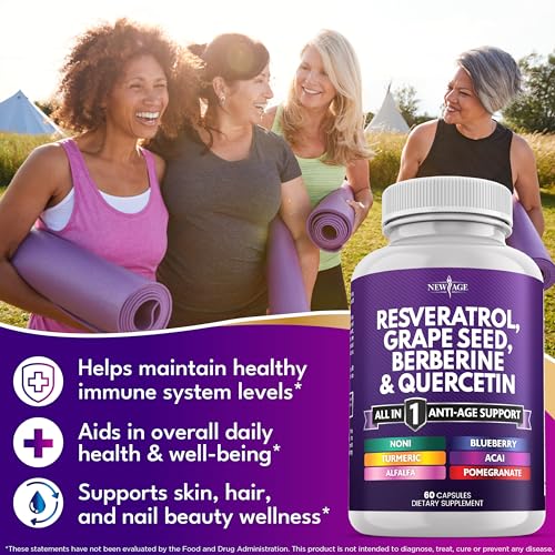 NEW AGE supplement bottle front view, ready for on-the-go wellness.