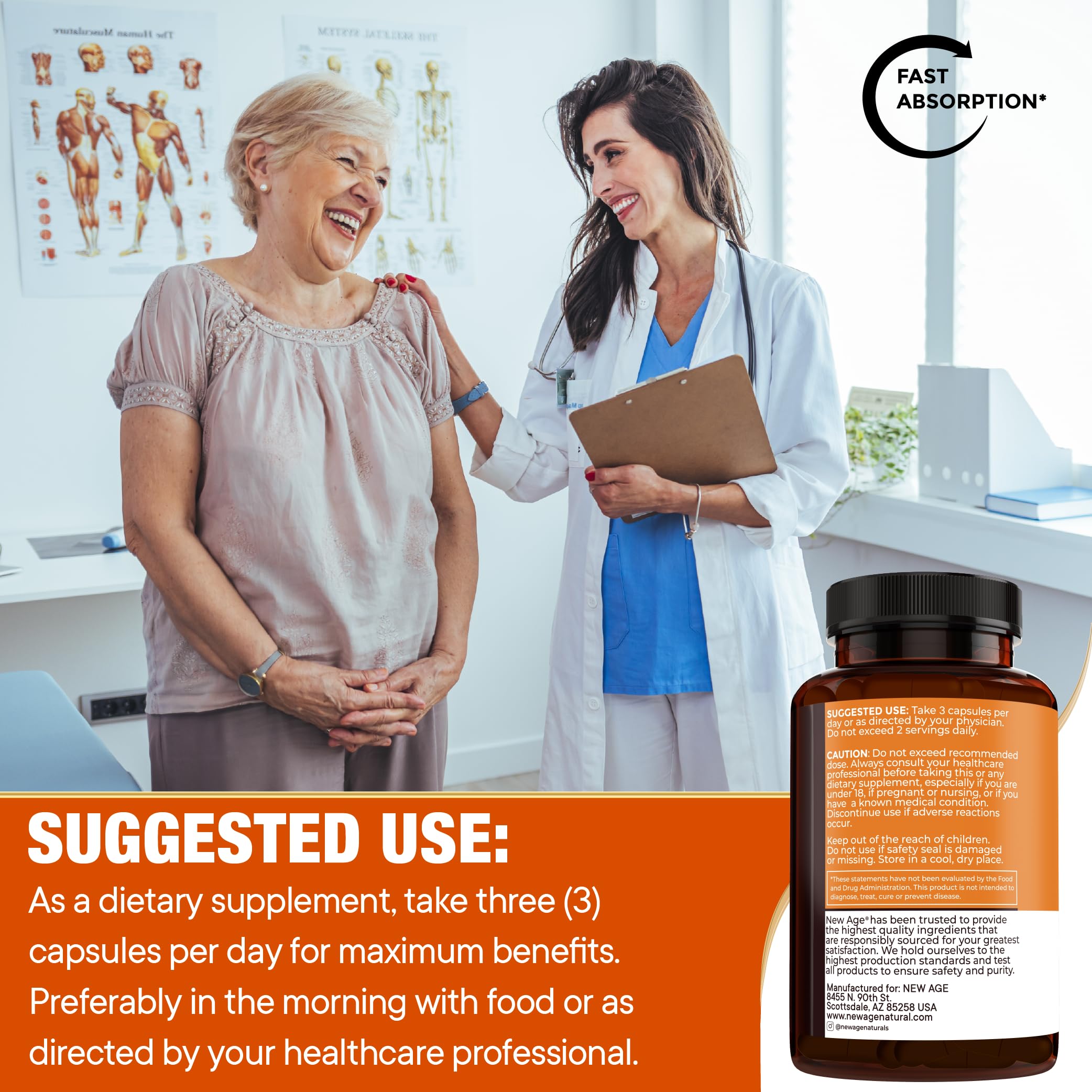 Hand holding a New Age Turmeric Curcumin Capsule to illustrate daily ritual.