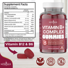 Berry-flavored New Age gummies ready for daily consumption
